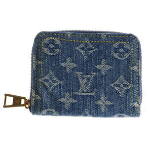 Louis Vuitton Monogram Denim Zippy Coin Wallet Indigo Blue